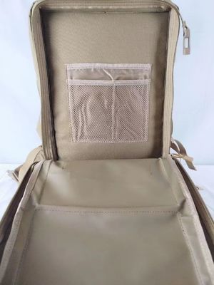 Mochila especial para viagens ao ar livre unisex em verde com grande capacidade e revestimento de algodão