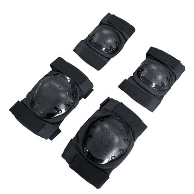 Um tamanho é o mesmo para patins de rolos de cor preta Cotovelo e joelhos para proteção esportiva