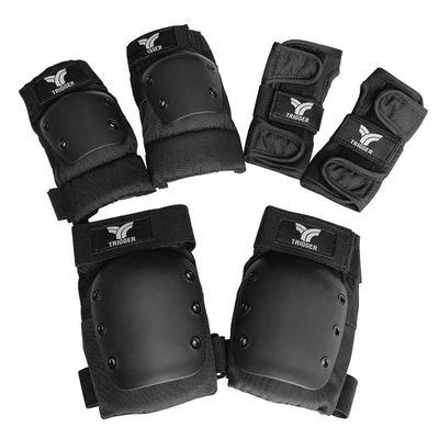 Proteção Básica Esferovite Para Patinagem de Roller Cotovelo e Rodíolos com Proteção para as Mãos