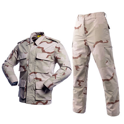 Camisa tática de tecido tipo BDU Calças de camouflagem florestal uniforme para atividades ao ar livre