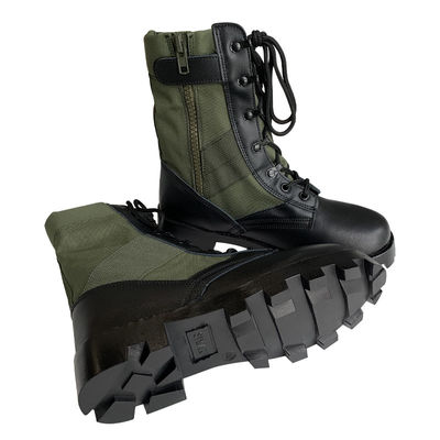 Botas de combate de material superior PU para homens na primavera Verão Outono Inverno