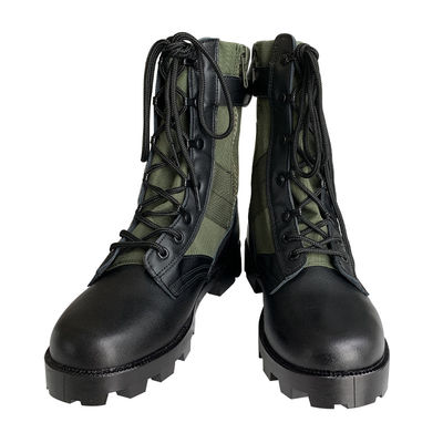 Botas de combate de material superior PU para homens na primavera Verão Outono Inverno