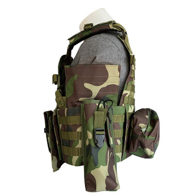 MTV08 Camuflagem Colete Táctico Respiravel com sistema Molle