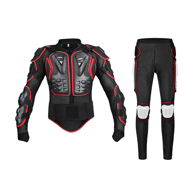 0Colete e calça de proteção para motociclistas de peso leve de 0,59 kg para tamanhos S-4XL