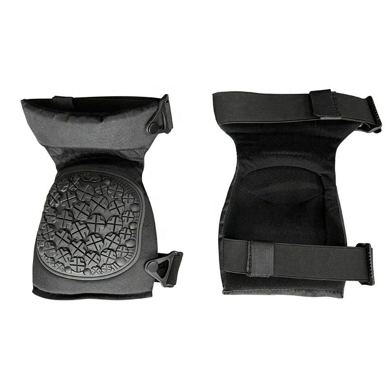 Pads de cotovelo de joelho preto para proteção de treinamento esportivo