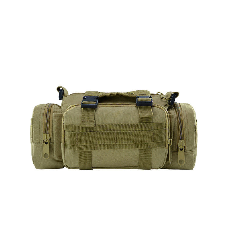 Mochila de campo ao ar livre Sacos de cinto 0,45 Kgs Zipper Hasp fechamento Saco Molle portátil para caminhadas