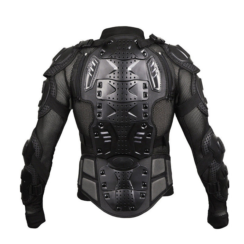Equipamento de proteção leve de condução para proteção desportiva 0,59 kg preto/preto e vermelho