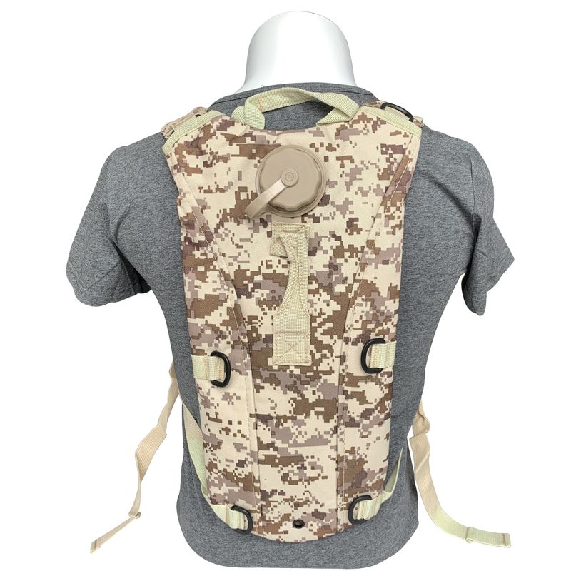 Mochila Multicolor com garrafa de água para treino multifunção