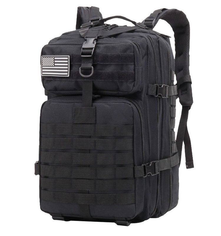 Mochila de 45L Sistema MOLLE de grande capacidade e alça suave para pacote de aventura ao ar livre