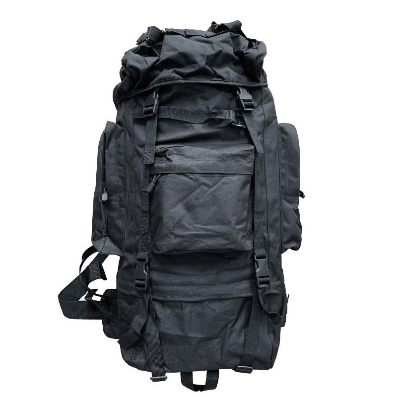 Mochila de acampamento ao ar livre resistente à água 65L de tecido de Oxford para montanhismo de alta capacidade