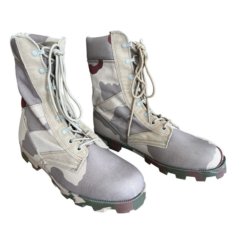 Botas de segurança masculinas para atividades ao ar livre Oxford Unisex Desert Camo Calçados de proteção