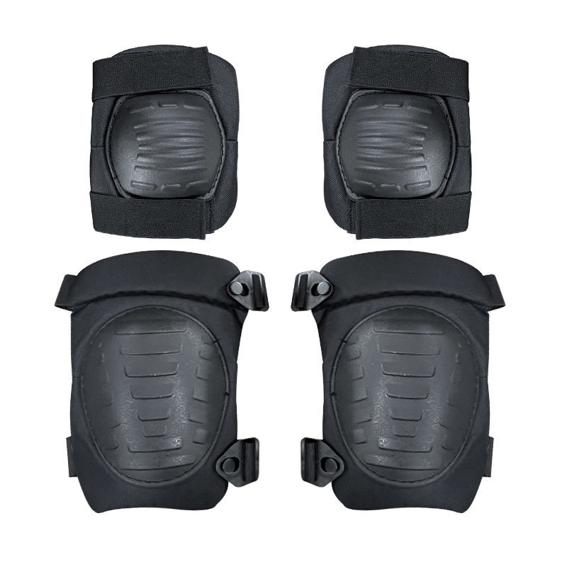 Pads para joelhos e cotovelos de desporto ao ar livre para proteção de treino sem logotipos ou marca