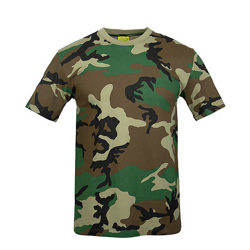 T-shirt de algodão puro respirável para homens e mulheres T-shirt de manga curta