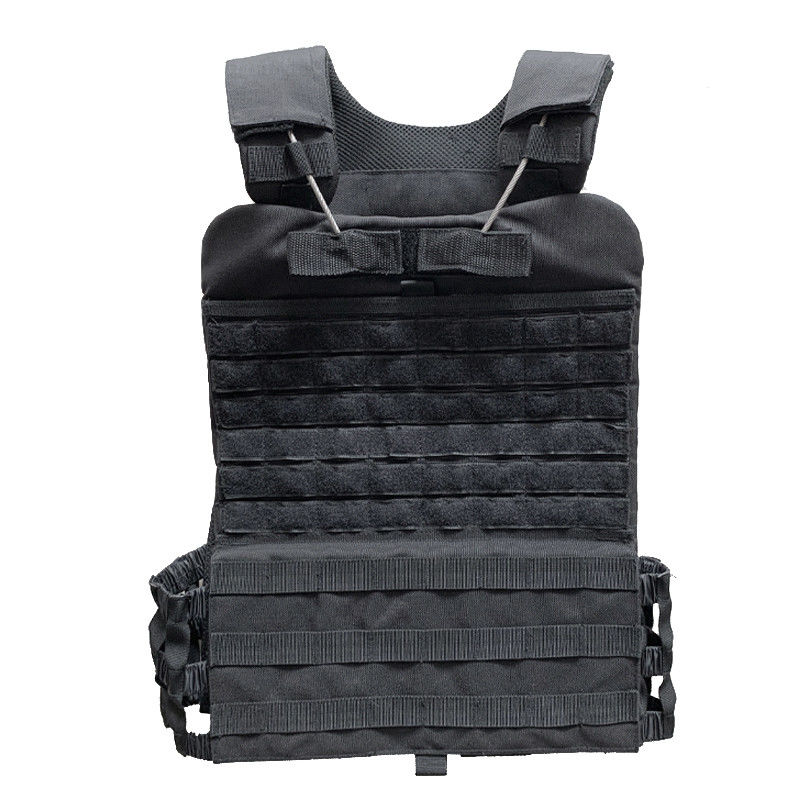 Colete de treino para desporto ao ar livre preto S-XXL com equipamento essencial do sistema de liberação rápida