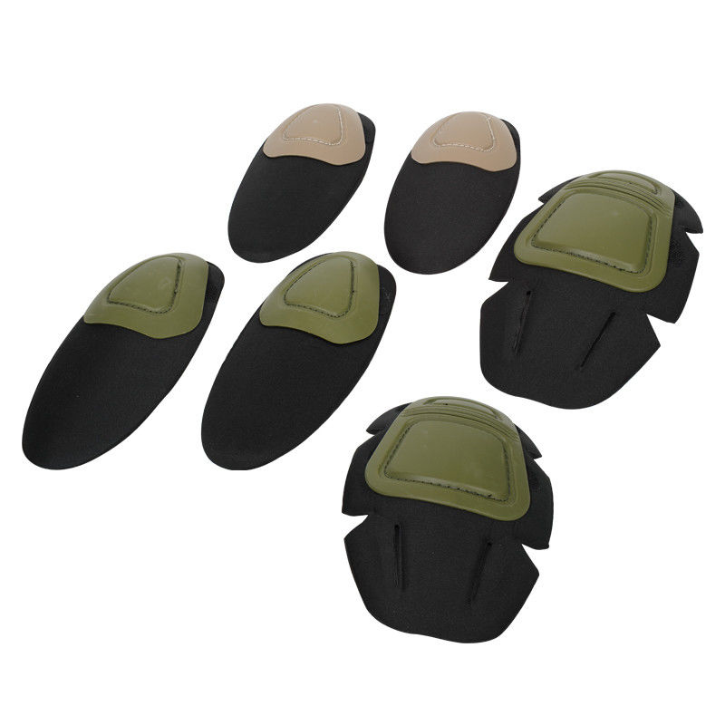 Resistente Um tamanho cabem em todos os Frog Traje de joelho e cotovelo almofadas para segurança equipamento de treinamento ao ar livre