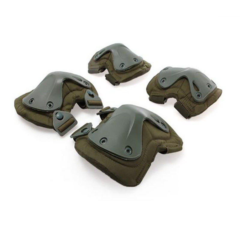 Confortável Hard Shell Negro Joelho e cotovelo almofadas para um tamanho se encaixa em todos os equipamentos de proteção