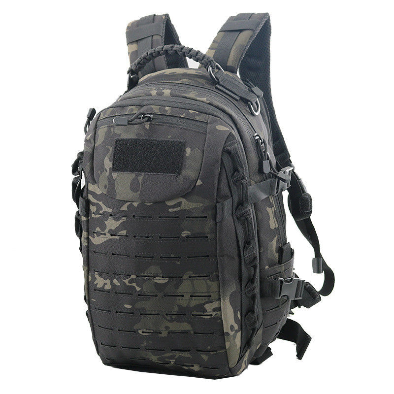 Mochila impermeável multicolor com sistema Molle para treinamento e caminhadas ao ar livre