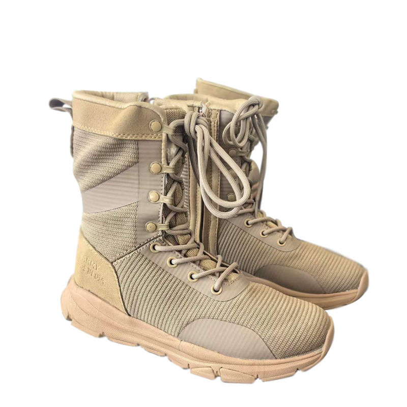 Temporada de Inverno Botas de Combate para Homens Sapatos de Treinamento de Portas Com Material de Revestimento de Malha