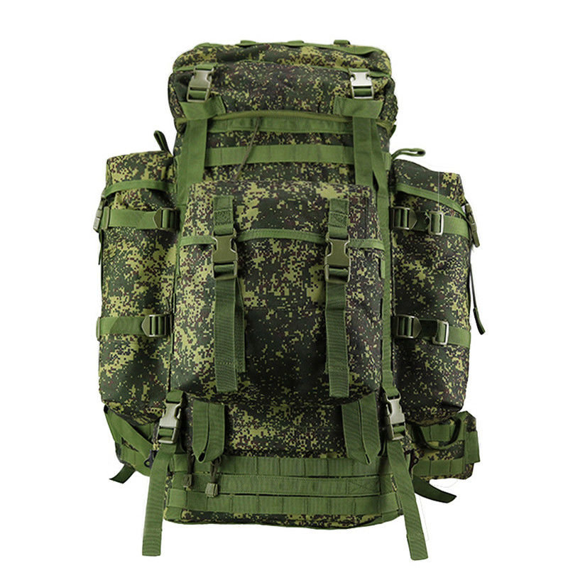 Saco de viagem de tecido de oxford 80L 900D de revestimento de poliéster com fita de PP e fivela POM