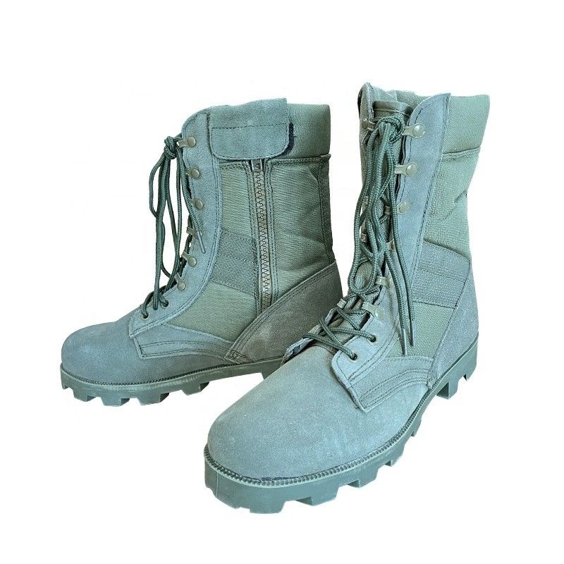 Botas de treino de lã de vaca azul e borracha para homens Confortáveis sapatos de tornozelo comprido