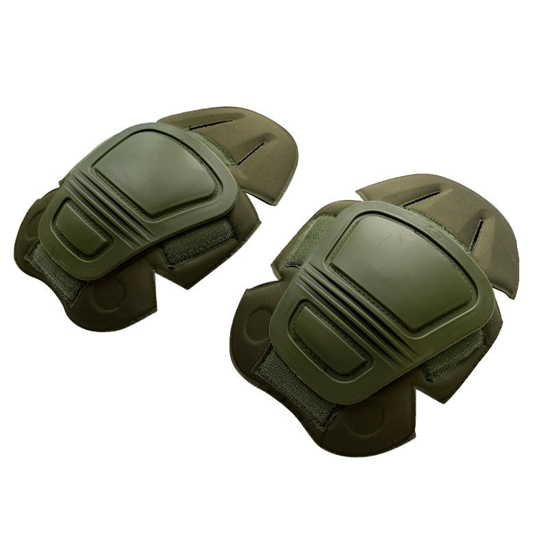 Pads de joelho e cotovelo de rã leve para treinamento ao ar livre em khaki ou personalizados