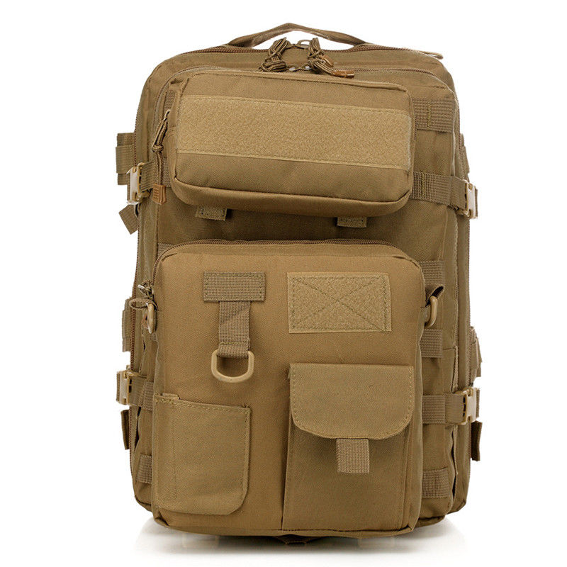 Mochila impermeável com sistema Molle para atividades ao ar livre