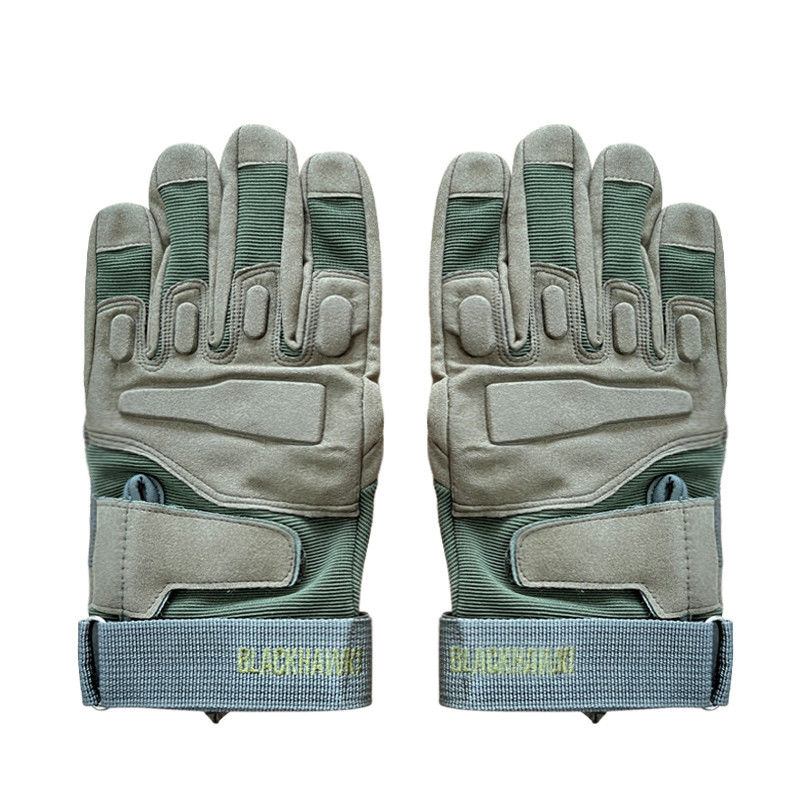 Tamanhos M-XL Protector resistente a choques Inverno Luvas de dedos inteiros em Khaki ou personalizado