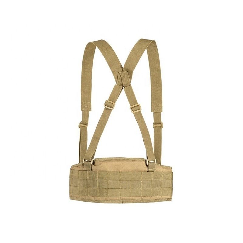 Corpo transversal ajustável Molle peito arnês colete Cummerbund Cinturão para posição Carry Loin