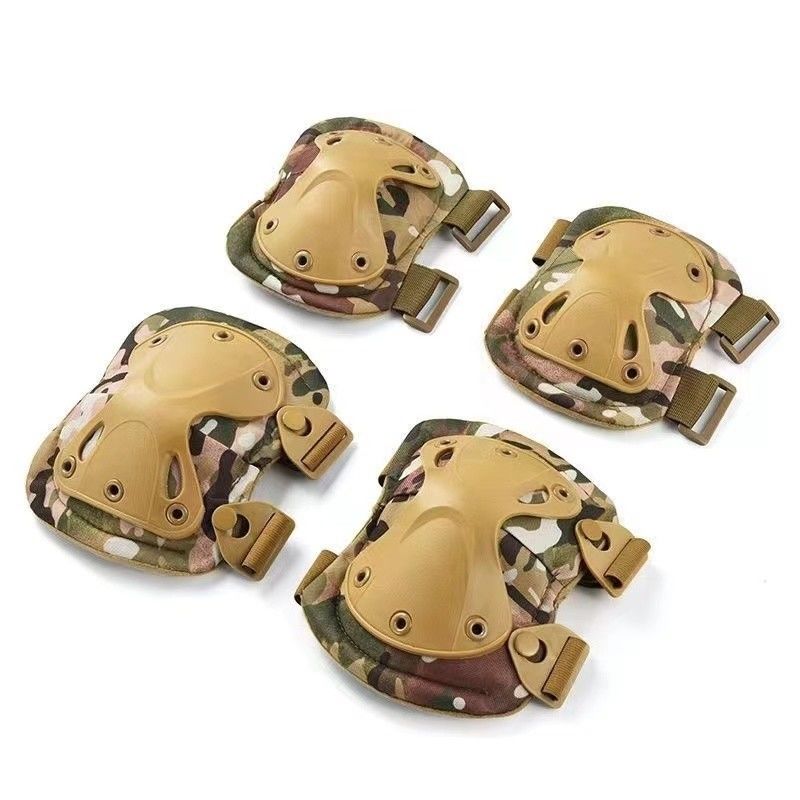 Cores pretas TPR Cotovelo e joelhos Pads One Size Fit All Top escolha para proteção esportiva
