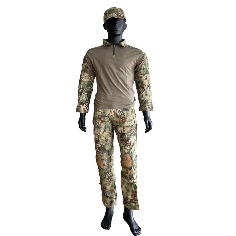 Alto conforto para alpinismo ao ar livre Traje de sapo sem costura Fusão sem costura Métodos de impressão digital