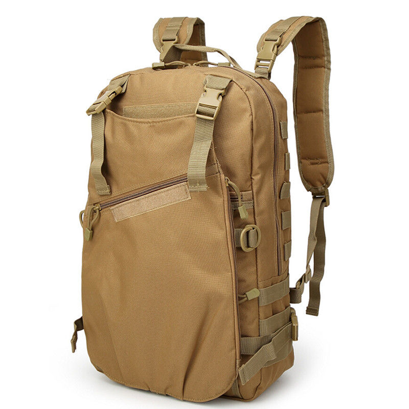 Mochila especial para viagens ao ar livre de grande capacidade para caminhadas e ciclismo em khaki