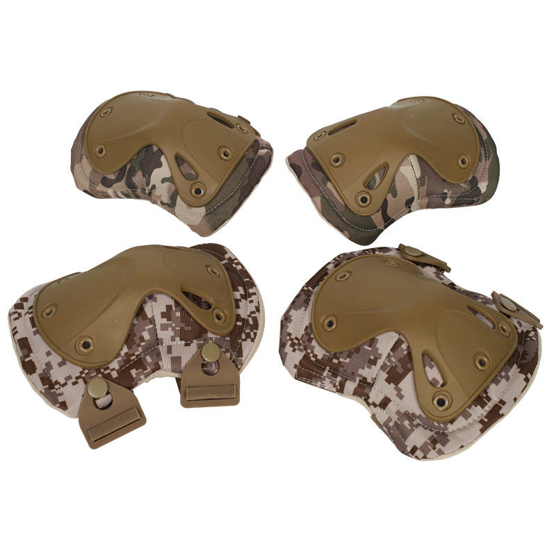 Camuflagem profissional TPR Apoio do cotovelo e almofadas para joelhos para entusiastas de esportes ativos
