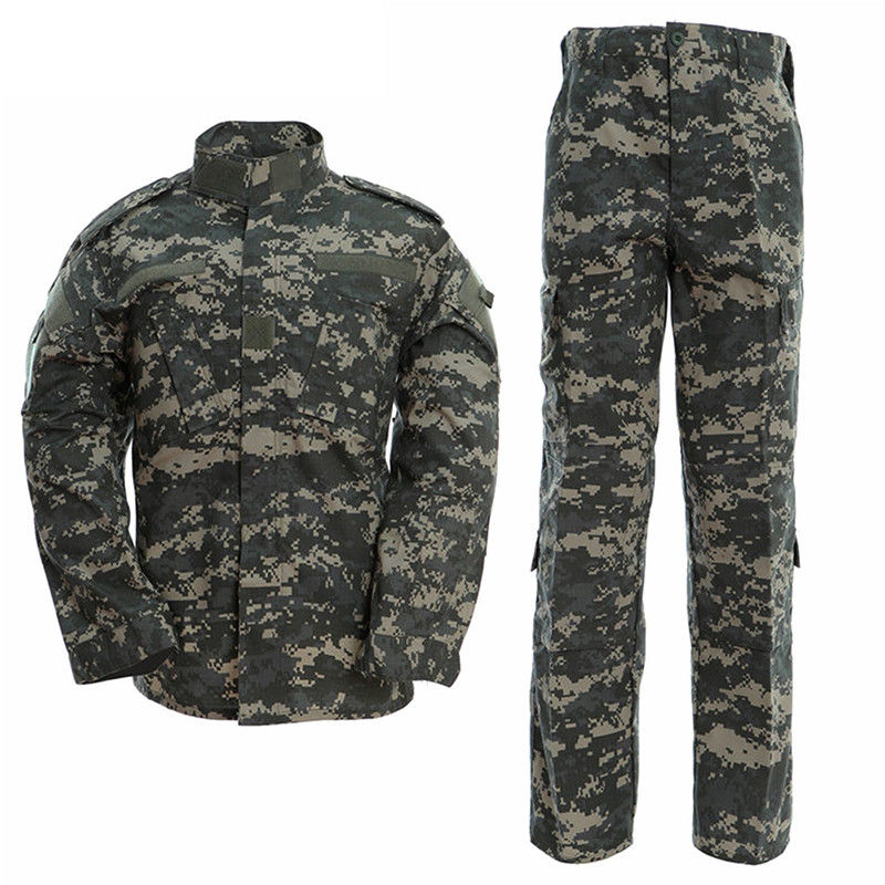 Outdoor Olive Green 4 bolsos BDU Suit Mens Uniforme Roupa Jaqueta para personalização