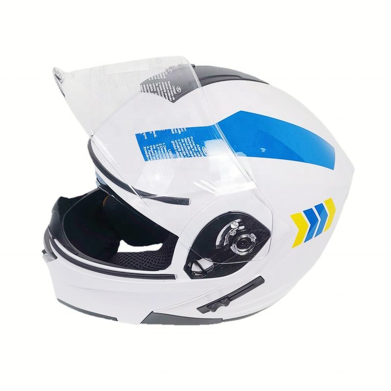 Motor Full Face Helmet PC Visors para XL Size Street Bike Motorcycle Touring ABS Helmet