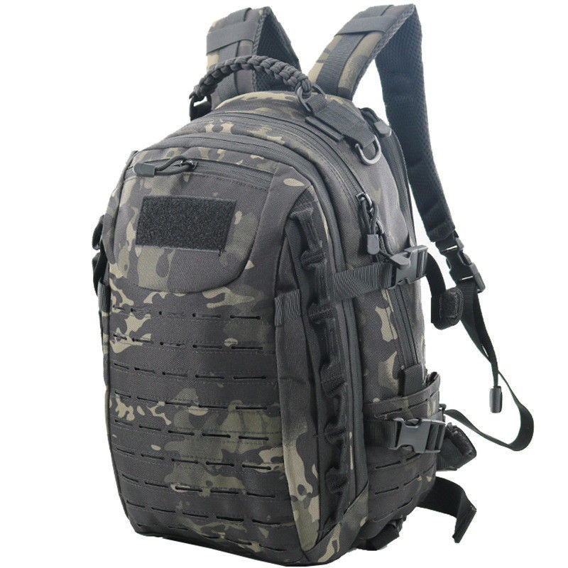 Mochila de viagem ao ar livre com cinto de almofada de ar e grande capacidade