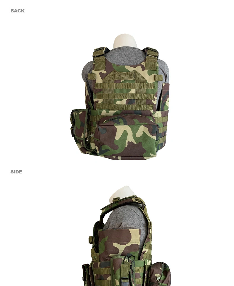 MTV08 Camuflagem Colete Táctico Respiravel com sistema Molle 3