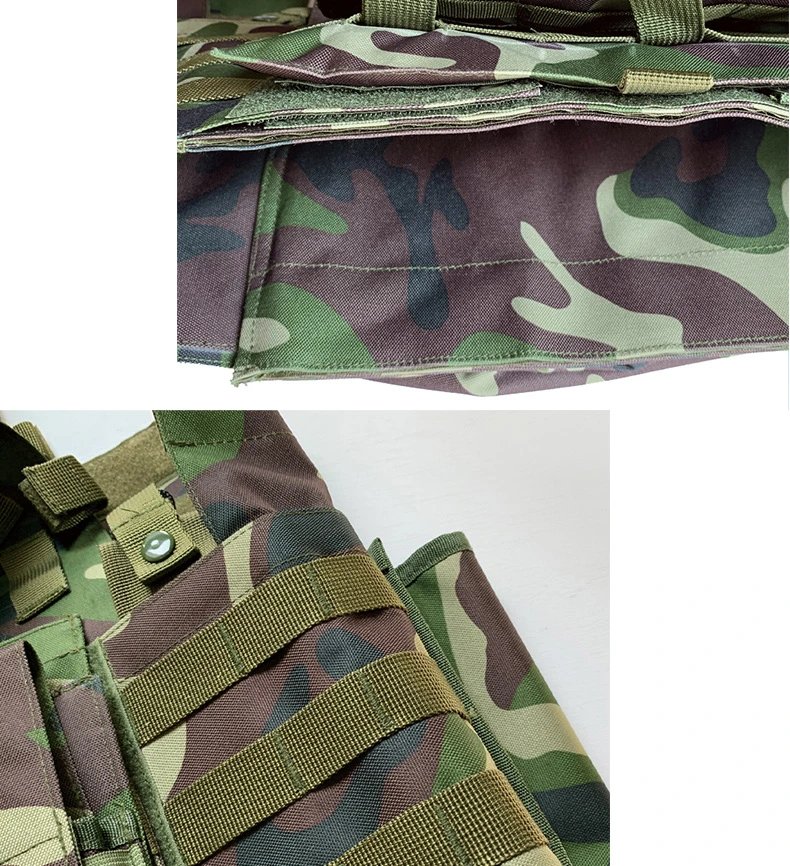 MTV08 Camuflagem Colete Táctico Respiravel com sistema Molle 5