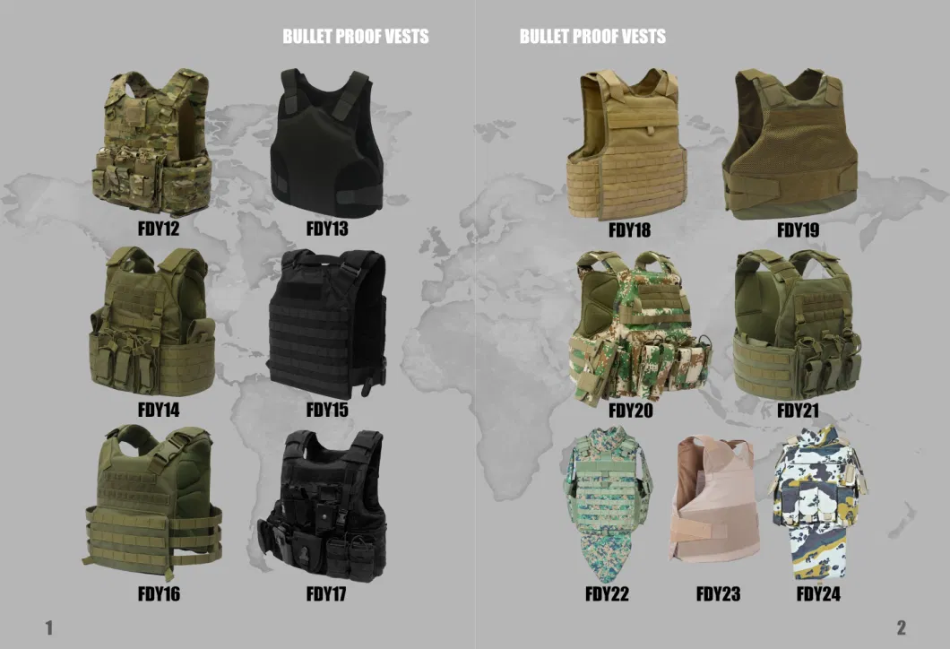 FDY008 Equipamento policial de aplicação da lei de nível 3 colete antibalas tático militar 9