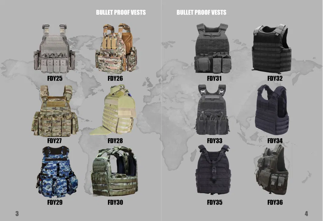 FDY008 Equipamento policial de aplicação da lei de nível 3 colete antibalas tático militar 10